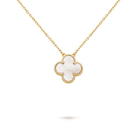 van cleef arpels alhambra necklace replica|van cleef single clover necklace.